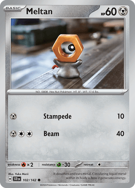 Stellar Crown - 102/142 - Meltan - Losse Pokemon Kopen - LuiopZondag TCG Store