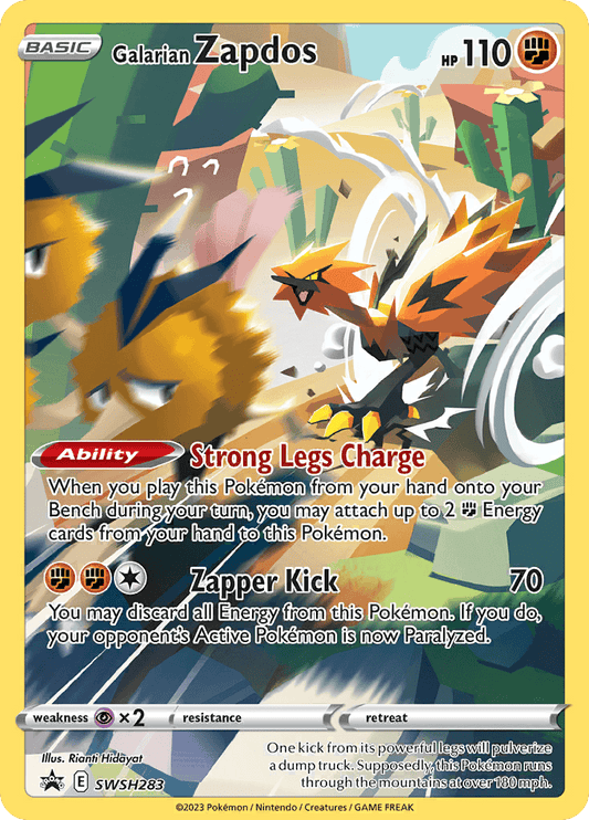 Galarian Zapdos (SWSH 283) SWSH Black Star Promos - luiopzondag.nl