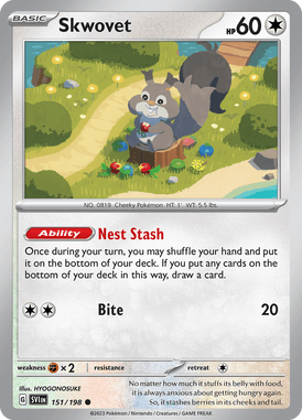 Scarlet & Violet - 151/198 - Skwovet