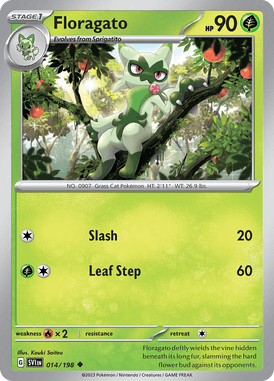Scarlet & Violet - 014/198 - Floragato - Pokemon kaarten Kopen - LuiopZondag TCG Store Assen