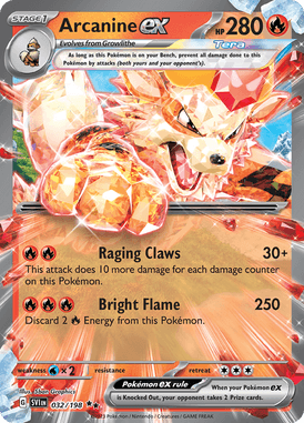 Scarlet & Violet - 032/198 - Arcanine ex - Pokemon kaarten Kopen - LuiopZondag TCG Store Assen
