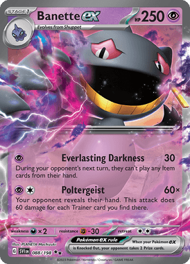 Scarlet & Violet - 088/198 - Banette ex - Pokemon kaarten Kopen - LuiopZondag TCG Store Assen