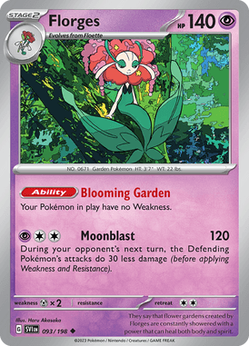 Scarlet & Violet - 093/198 - Florges - Pokemon kaarten Kopen - LuiopZondag TCG Store Assen