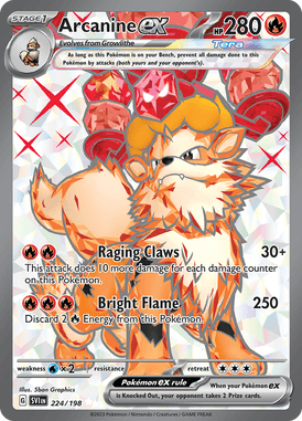 Scarlet & Violet - 224/198 - Arcanine ex - Pokemon kaarten Kopen - LuiopZondag TCG Store Assen