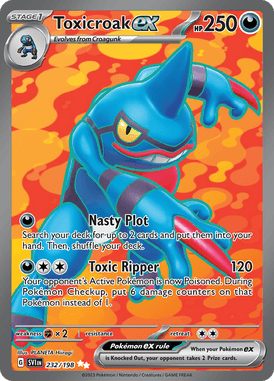 Scarlet & Violet - 232/198 - Toxicroak ex - Pokemon kaarten Kopen - LuiopZondag TCG Store Assen