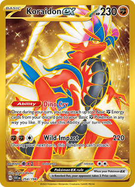 Scarlet & Violet - 254/198 - Koraidon ex - Pokemon kaarten Kopen - LuiopZondag TCG Store Assen