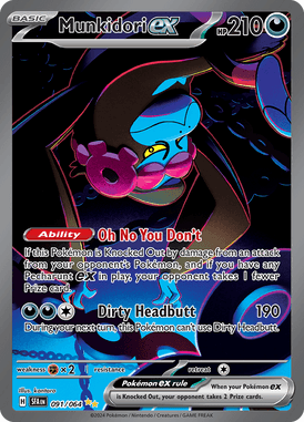 Shrouded Fable - 091/064 - Munkidori ex - Losse Pokemon Kopen - LuiopZondag TCG Store