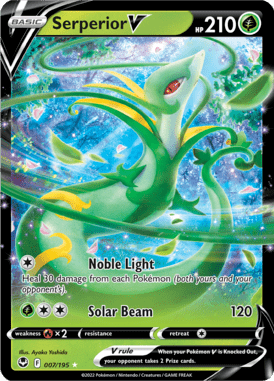 Silver Tempest - 007/195 - Serperior V - Pokemon kaarten Kopen - LuiopZondag TCG Store Assen