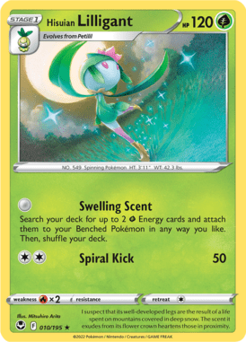 Silver Tempest - 010/195 - Hisuian Lilligant - Pokemon kaarten Kopen - LuiopZondag TCG Store Assen