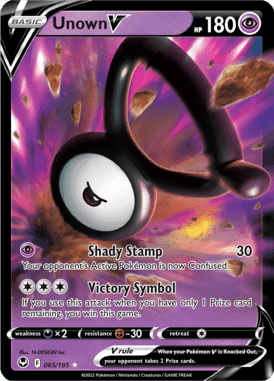 Silver Tempest - 065/195 - Unown V - LuiopZondag.nl