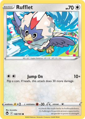 Silver Tempest - 148/195 - Rufflet - LuiopZondag