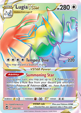 Silver Tempest - 202/195 - Lugia VSTAR - LuiopZondag