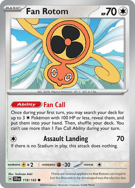 Stellar Crown - 118/142 - Fan Rotom - Losse Pokemon Kopen - LuiopZondag TCG Store