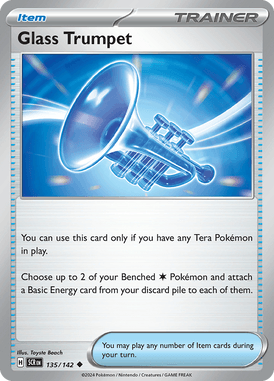 Stellar Crown - 135/142 - Glass Trumpet - Losse Pokemon Kopen - LuiopZondag TCG Store