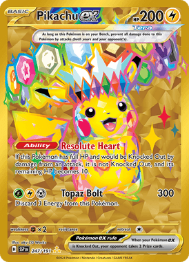 Surging Sparks - 247/191 - Pikachu ex (Gold) - LuiopZondag.nl