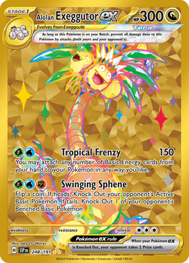 Surging Sparks - 248/191 - Alolan Exeggutor ex (Gold) - LuiopZondag.nl