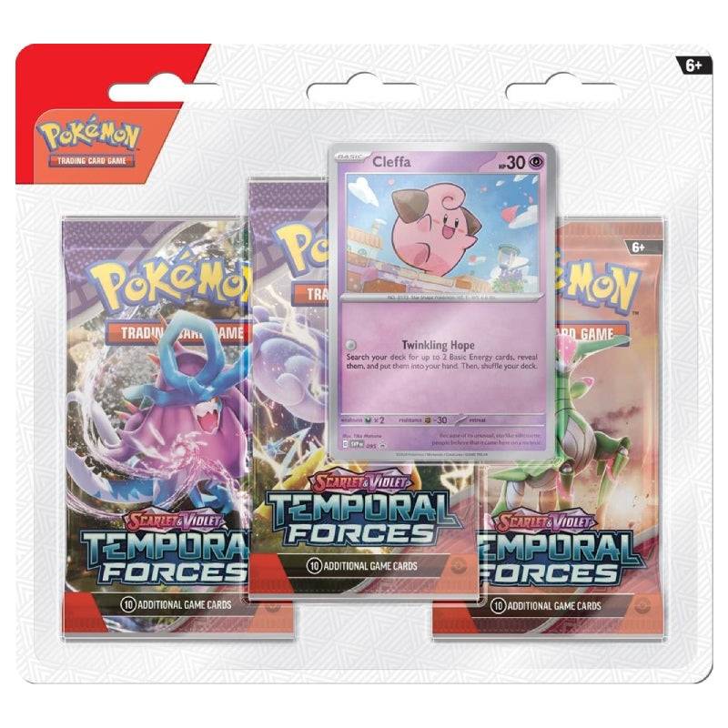 Pokemon Temporal Forces 3-Pack Blister - Cleffa