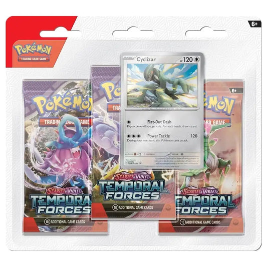 Pokemon Temporal Forces 3-Pack Blister - Cyclizar