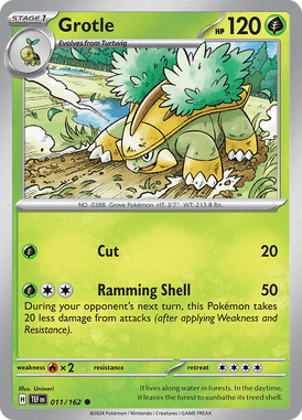 Temporal Forces - 011/162 - Grotle - Losse Pokemon kaartem Kopen - LuiopZondag TCG Store Assen
