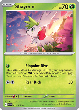 Temporal Forces - 013/162 - Shaymin - Losse Pokemon kaartem Kopen - LuiopZondag TCG Store Assen