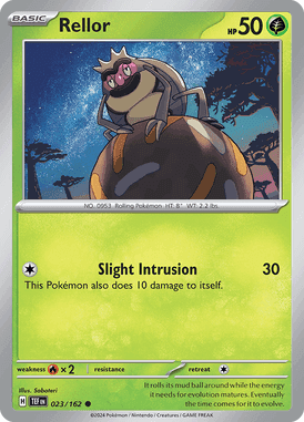 Temporal Forces - 023/162 - Rellor - Losse Pokemon kaartem Kopen - LuiopZondag TCG Store Assen