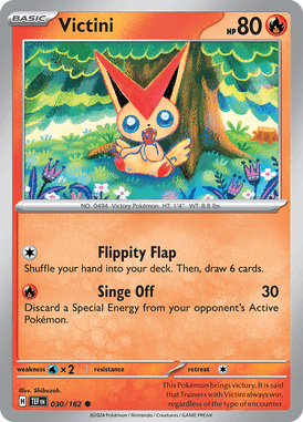 Temporal Forces - 030/162 - Victini - Losse Pokemon kaartem Kopen - LuiopZondag TCG Store Assen
