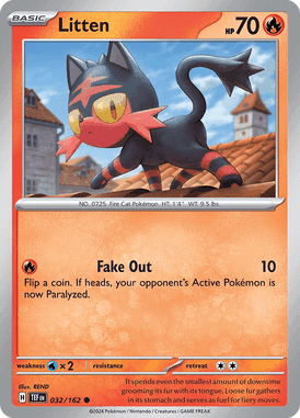 Temporal Forces - 032/162 - Litten - Losse Pokemon kaartem Kopen - LuiopZondag TCG Store Assen