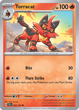 Temporal Forces - 033/162 - Torracat - Losse Pokemon kaartem Kopen - LuiopZondag TCG Store Assen