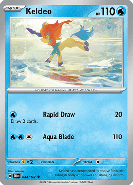 Temporal Forces - 044/162 - Keldeo - Losse Pokemon kaartem Kopen - LuiopZondag TCG Store Assen
