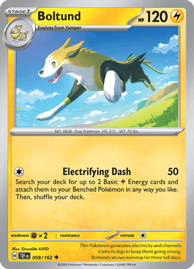 Temporal Forces - 059/162 - Boltund - Losse Pokemon kaartem Kopen - LuiopZondag TCG Store Assen