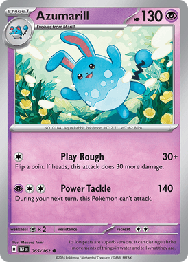 Temporal Forces - 065/162 - Azumarill - Losse Pokemon kaartem Kopen - LuiopZondag TCG Store Assen