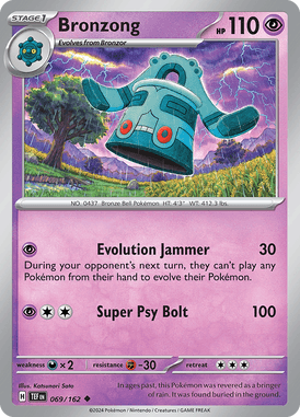 Temporal Forces - 069/162 - Bronzong - Losse Pokemon kaartem Kopen - LuiopZondag TCG Store Assen