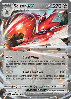 Temporal Forces - 111/162 - Scizor ex - Losse Pokemon kaarten Kopen - LuiopZondag TCG Store Assen