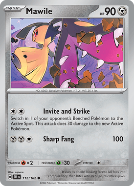 Temporal Forces - 112/162 - Mawile - Losse Pokemon kaarten Kopen - LuiopZondag TCG Store Assen
