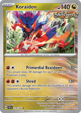 Temporal Forces - 119/162 - Koraidon - Losse Pokemon kaarten Kopen - LuiopZondag TCG Store Assen