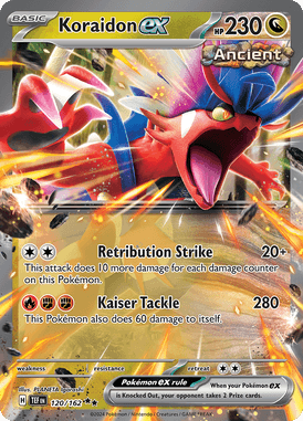 Temporal Forces - 120/162 - Koraidon ex - Losse Pokemon kaarten Kopen - LuiopZondag TCG Store Assen