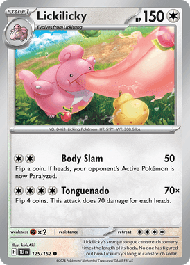 Temporal Forces - 125/162 - Lickilicky - Losse Pokemon kaarten Kopen - LuiopZondag TCG Store Assen