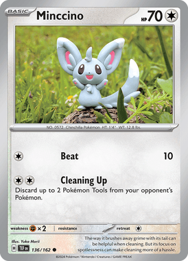 Temporal Forces - 136/162 - Minccino - Losse Pokemon kaarten Kopen - LuiopZondag TCG Store Assen