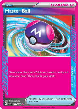 Temporal Forces - 153/162 - Master Ball - Ace Spec - Losse Pokemon kaarten Kopen - LuiopZondag TCG Store Assen
