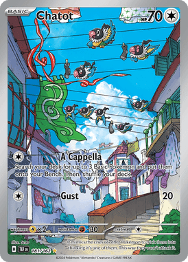 Temporal Forces - 181/162 - Chatot - Losse Pokemon kaarten Kopen - LuiopZondag TCG Store Assen