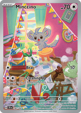 Temporal Forces - 182/162 - Minccino - Losse Pokemon kaarten Kopen - LuiopZondag TCG Store Assen