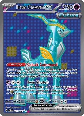 Temporal Forces - 191/162 - Iron Crown ex - Losse Pokemon kaarten Kopen - LuiopZondag TCG Store Assen
