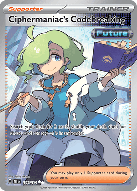 Temporal Forces - 198/162 - Ciphermaniac's Codebreaking - Losse Pokemon kaarten Kopen - LuiopZondag TCG Store Assen
