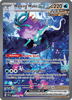 Temporal Forces - 205/162 - Walking Wake ex - Losse Pokemon kaarten Kopen - LuiopZondag TCG Store Assen