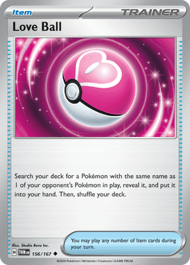 Twilight Masquerade - 156/167 - Love Ball - Losse Pokemon Kopen - LuiopZondag TCG Store Assen
