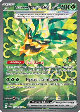 Twilight Masquerade - 211/167 - Teal Mask Ogerpon ex - Losse Pokemon Kopen - LuiopZondag TCG Store Assen
