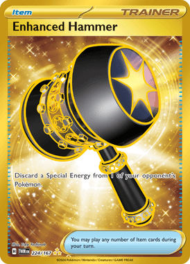 Twilight Masquerade - 224/167 - Enhanced Hammer (Gold)
 - Losse Pokemon Kopen - LuiopZondag TCG Store Assen