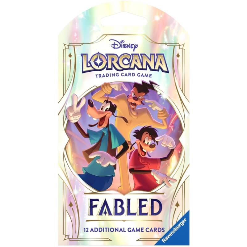 fabled sleeved booster pack disney lorcana Luiopzondag.nl