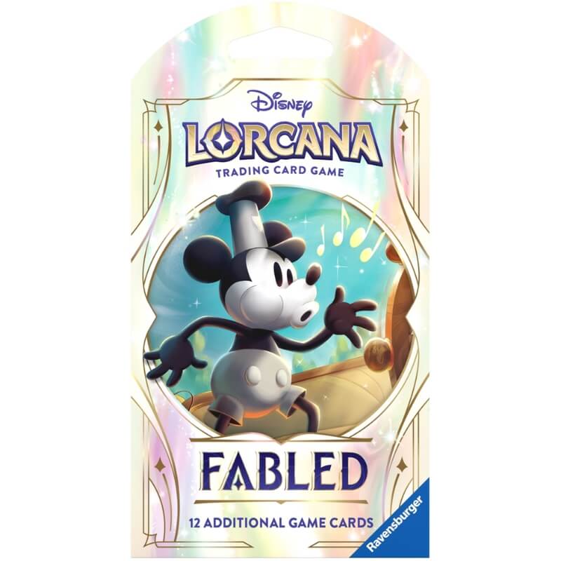 fabled sleeved booster pack disney lorcana Luiopzondag.nl