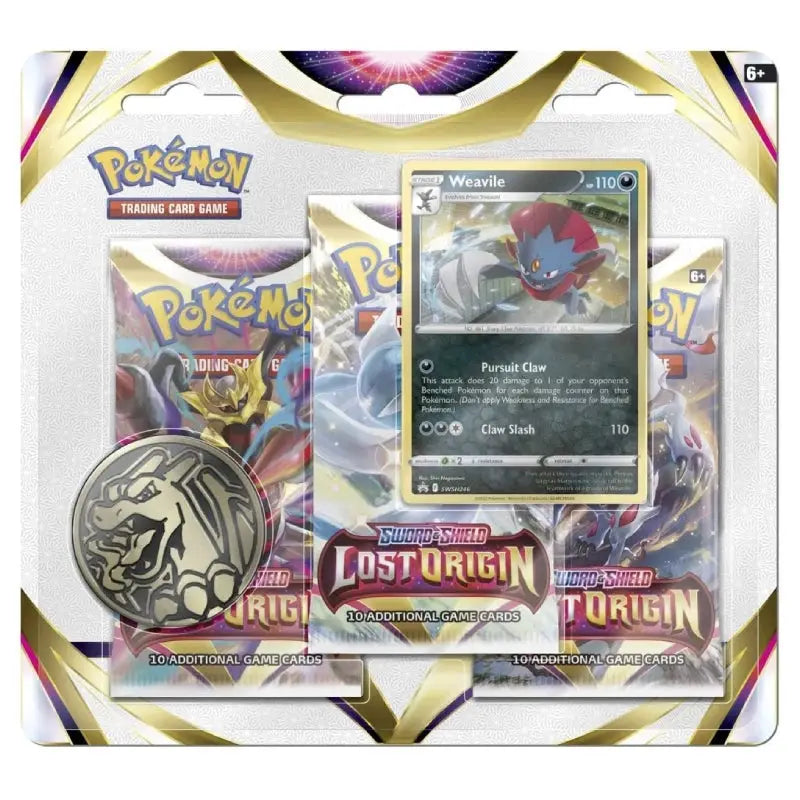 Lost Origin 3-Pack Blister - Weavile